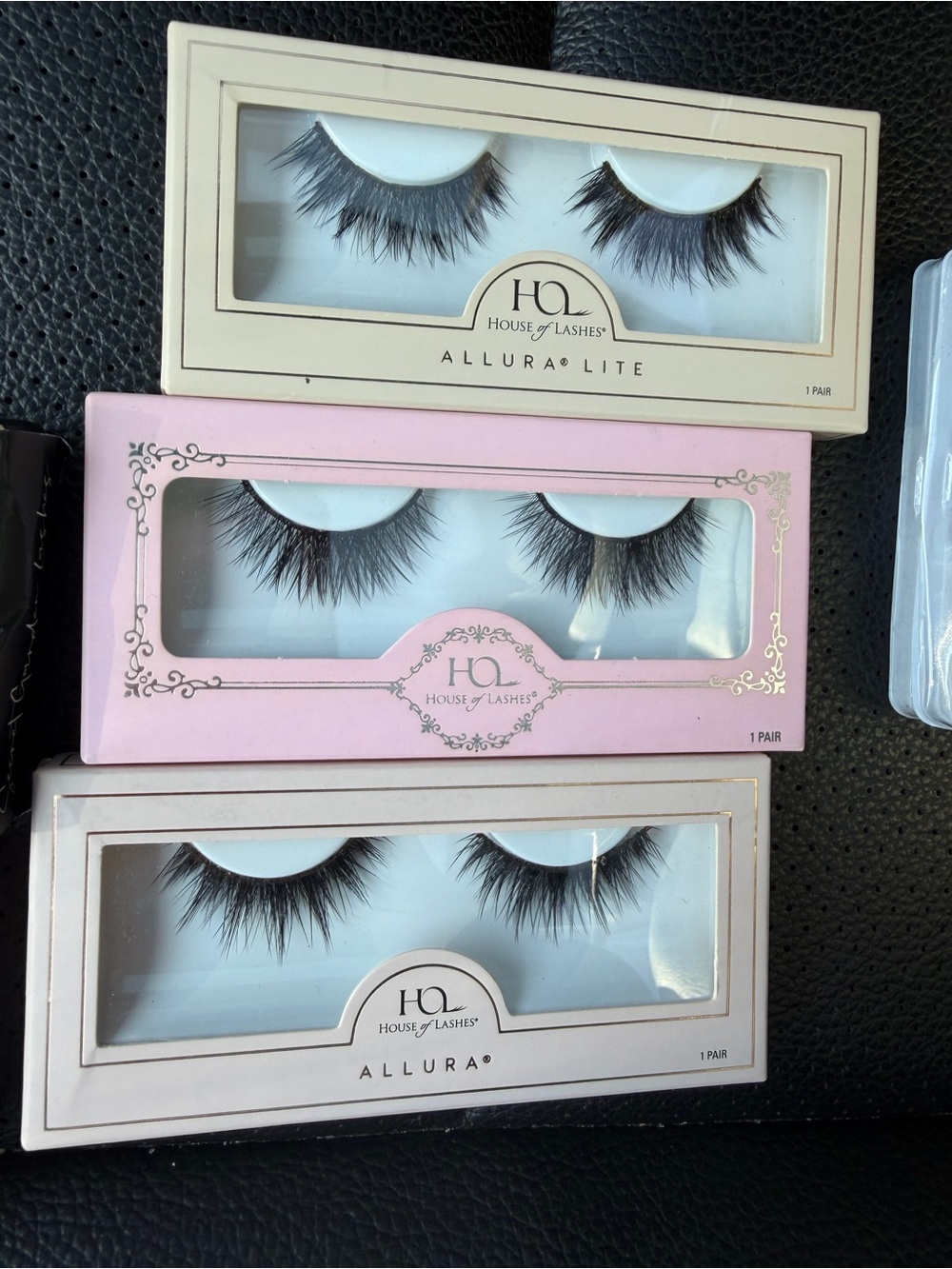 House of Lashes Allura Lite & Allura Faux Mink Lashes - Black (4 Pairs)